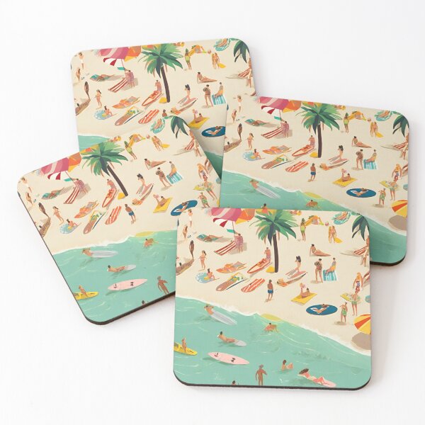 Item preview, Beach Days No.2. Part of a Set of 4. Get 1 or Get Them All! designed and sold by Meridian Threads.