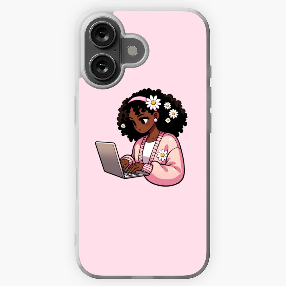 Cute Anime Black Girl Sticker