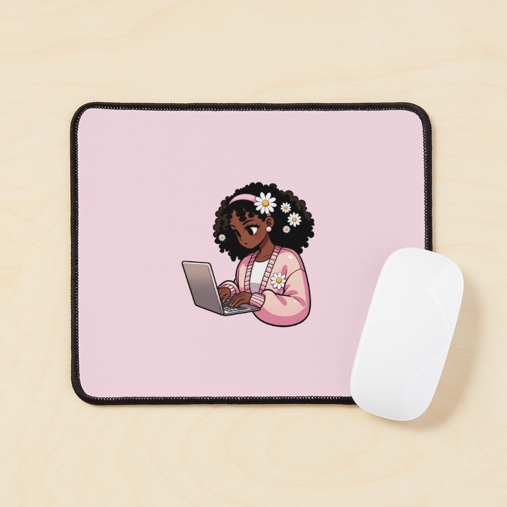 Cute Anime Black Girl Sticker