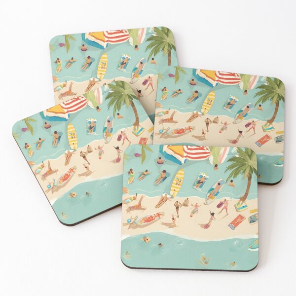 Item preview, Beach Days No.4. Part of a Set of 4. Get 1 or Get Them All! designed and sold by Meridian Threads.
