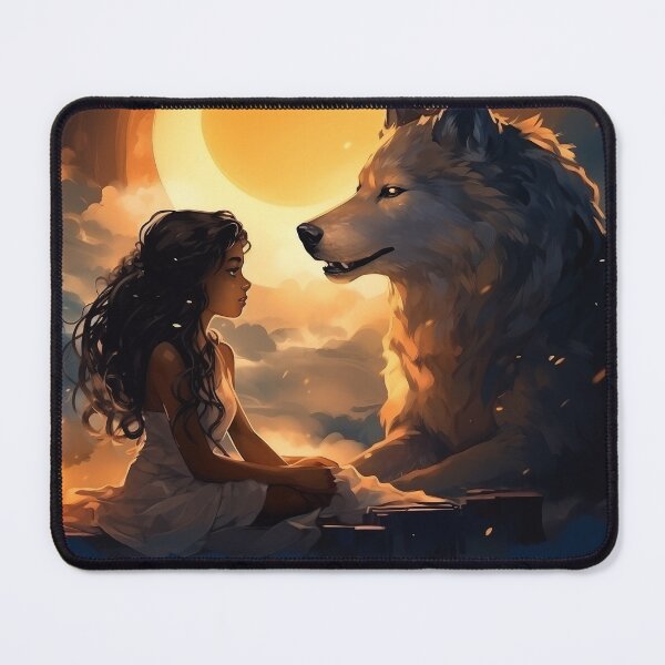 Item preview, just a girl who loves wolves designed and sold by TshirtTalkYou.