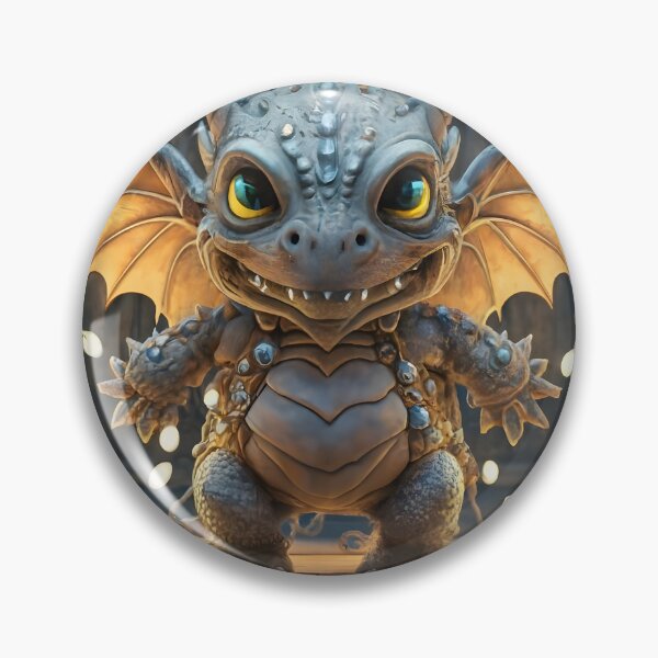 Item preview, Christmas Lights And Chibi Gargoyle Dragon designed and sold by DragonRealms.
