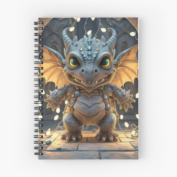 Item preview, Christmas Lights And Chibi Gargoyle Dragon  designed and sold by DragonRealms.