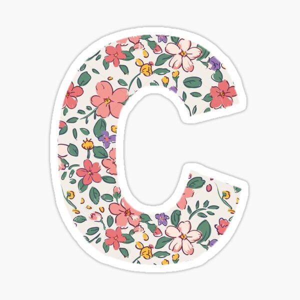 2 inch circle stickers - enjoy – Letter C design