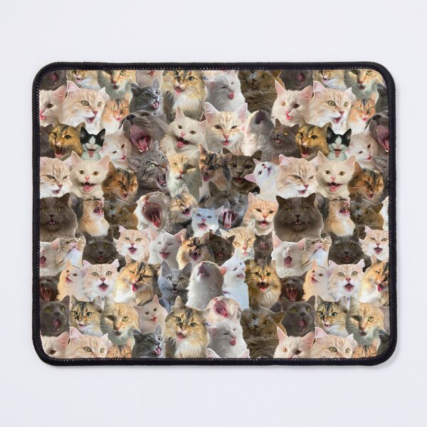 Item preview, Screaming cat pattern  designed and sold by TicaCreations.