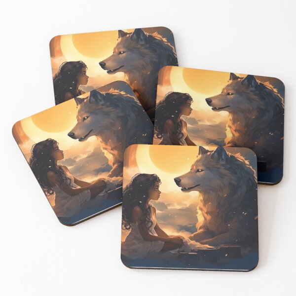 Item preview, just a girl who loves wolves designed and sold by TshirtTalkYou.