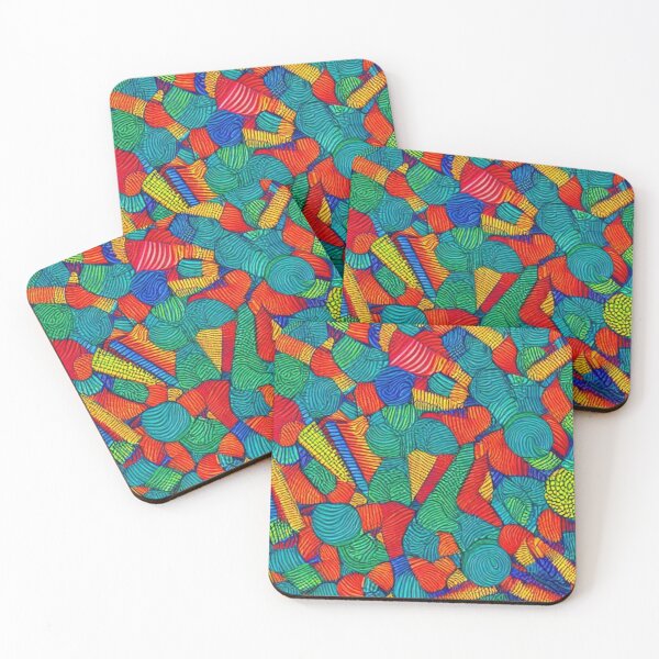 Item preview, Abstract Colorful Holiday Pattern designed and sold by calibrit.