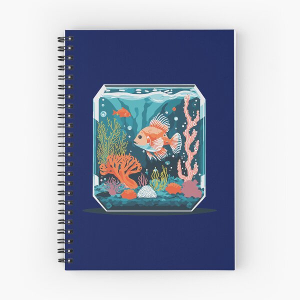 Item preview, Salt Water Aquarium Illustration designed and sold by Corner-Distro.