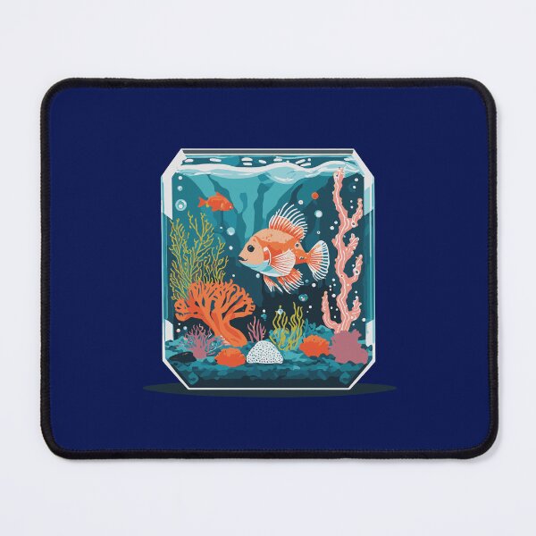 Item preview, Salt Water Aquarium Illustration designed and sold by Corner-Distro.