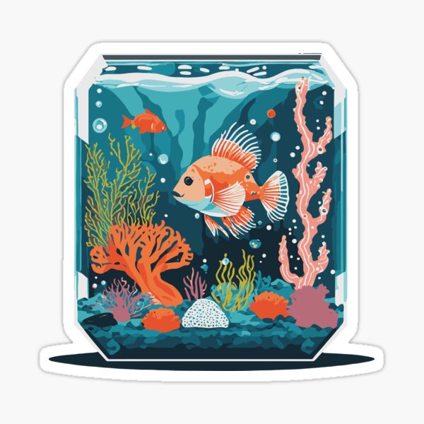 Aquarium Hobby Stickers for Sale