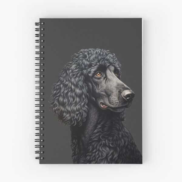 Item preview, Elegant Black Standard Poodle Portrait Artwork designed and sold by solrevolver.