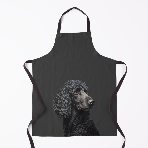 Item preview, Elegant Black Standard Poodle Portrait Artwork designed and sold by solrevolver.