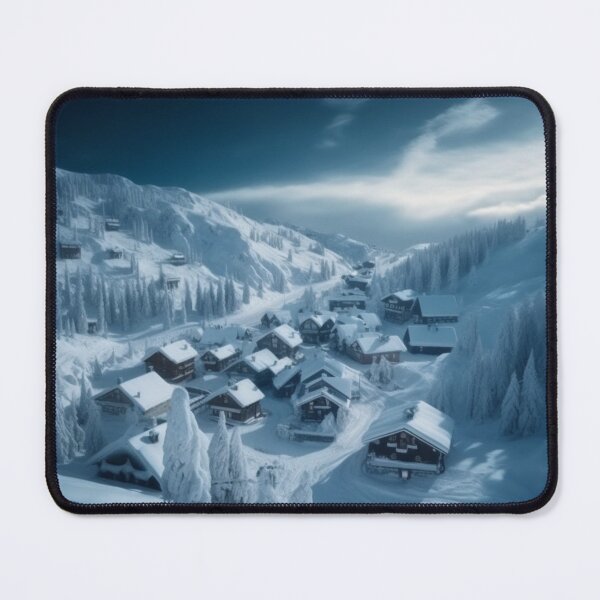 Item preview, Destination Art Vacation Winter Resorts Landscape Home Decor Oil Painting A448-1 designed and sold by MPCFICTION.
