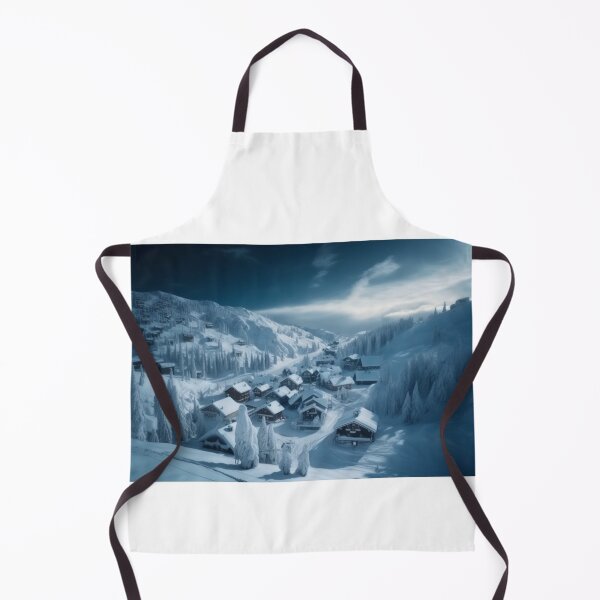 Item preview, Destination Art Vacation Winter Resorts Landscape Home Decor Oil Painting A448-1 designed and sold by MPCFICTION.