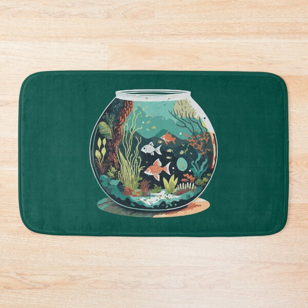 Item preview, Fish Bowl Illustration designed and sold by Corner-Distro.