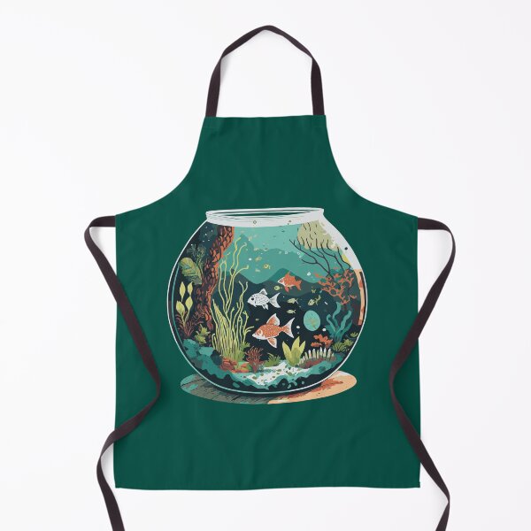 Item preview, Fish Bowl Illustration designed and sold by Corner-Distro.