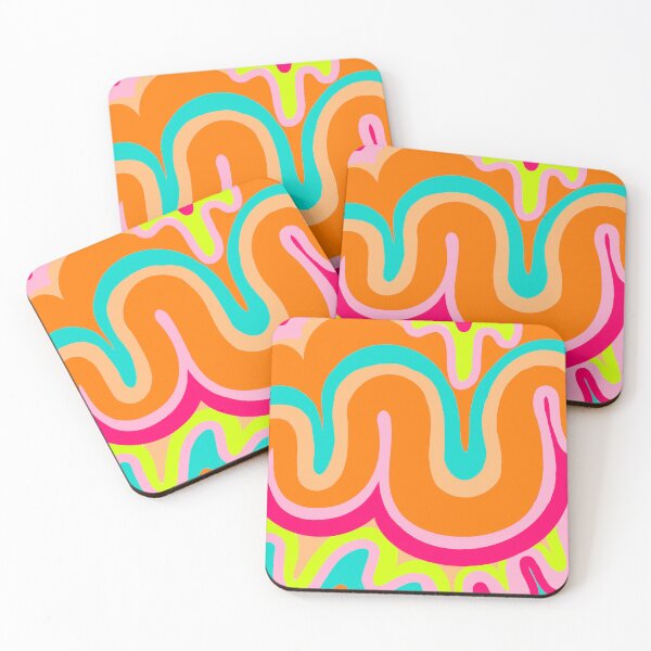 Item preview, Groovy colorful lines painting designed and sold by gwenspen.