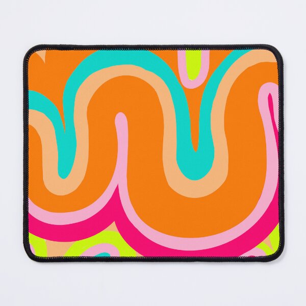 Item preview, Groovy colorful lines painting designed and sold by gwenspen.