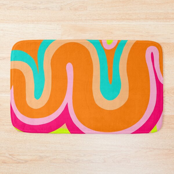 Item preview, Groovy colorful lines painting designed and sold by gwenspen.