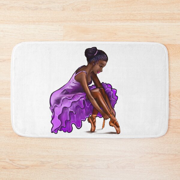 Item preview, Brown Skin Ballerina Gifts | beautiful African American Dancer Lacing Shoes | Top Gifts for Black Women designed and sold by Artonmytee.