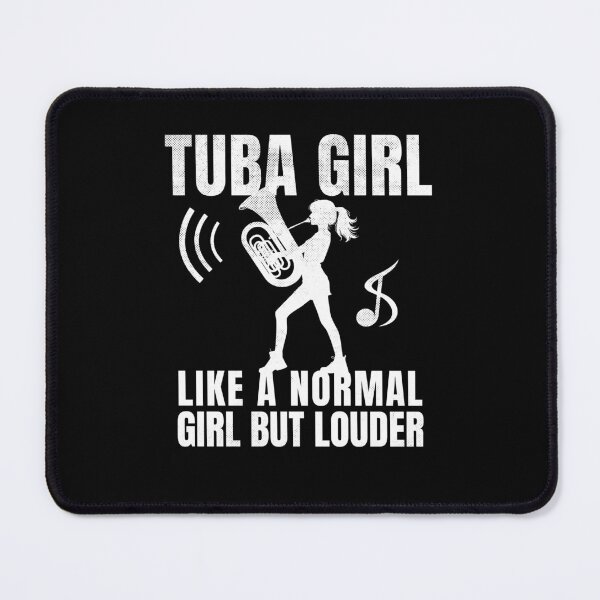 Item preview, Tuba Girl Tuba Player Musician designed and sold by Betsytiptoe.