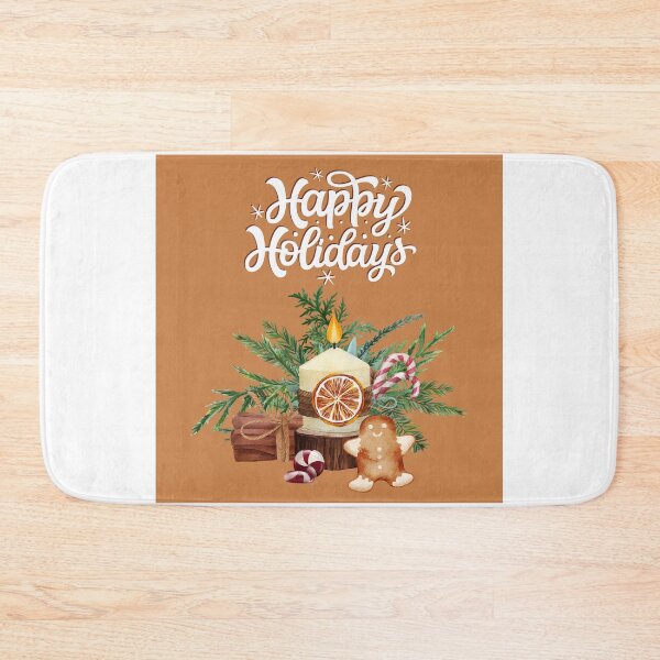 Item preview, Happy Holidays Gingerbread Candle! designed and sold by TidyKitchenInc.