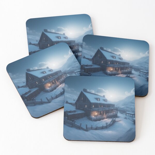 Item preview, Destination Art Vacation Winter Resorts Landscape Home Decor Oil Painting A448-2 designed and sold by MPCFICTION.