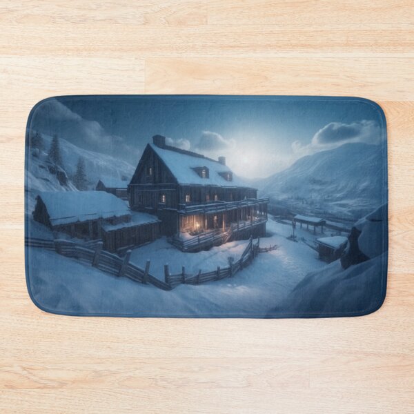 Item preview, Destination Art Vacation Winter Resorts Landscape Home Decor Oil Painting A448-2 designed and sold by MPCFICTION.