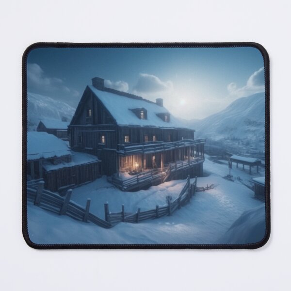 Item preview, Destination Art Vacation Winter Resorts Landscape Home Decor Oil Painting A448-2 designed and sold by MPCFICTION.