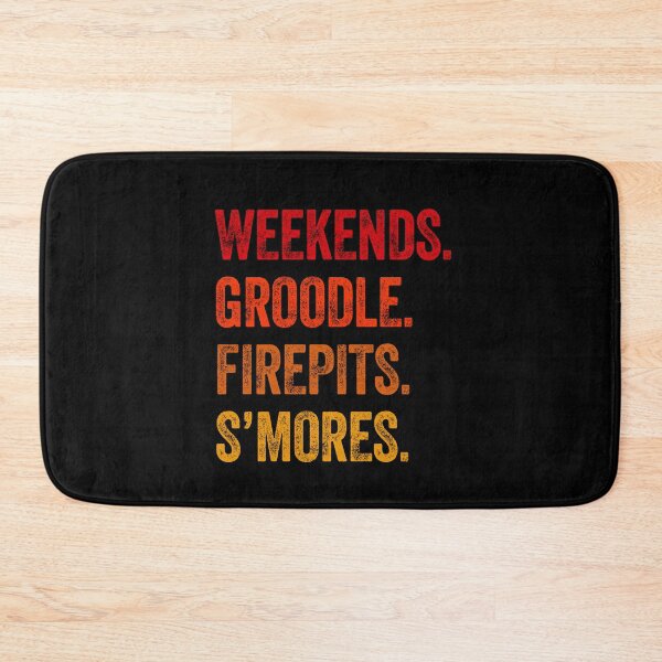 Item preview,  Weekends Groodle Firepits S'mores Funny Gift  designed and sold by Guarddogdrive.