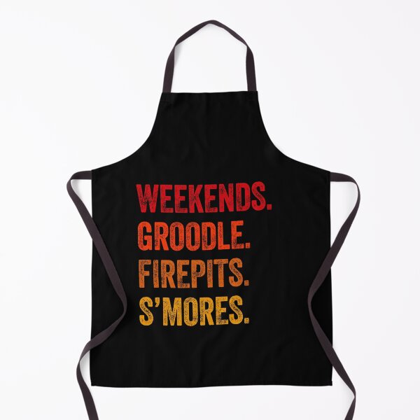 Item preview, Weekends Groodle Firepits S'mores Funny Gift designed and sold by Guarddogdrive.
