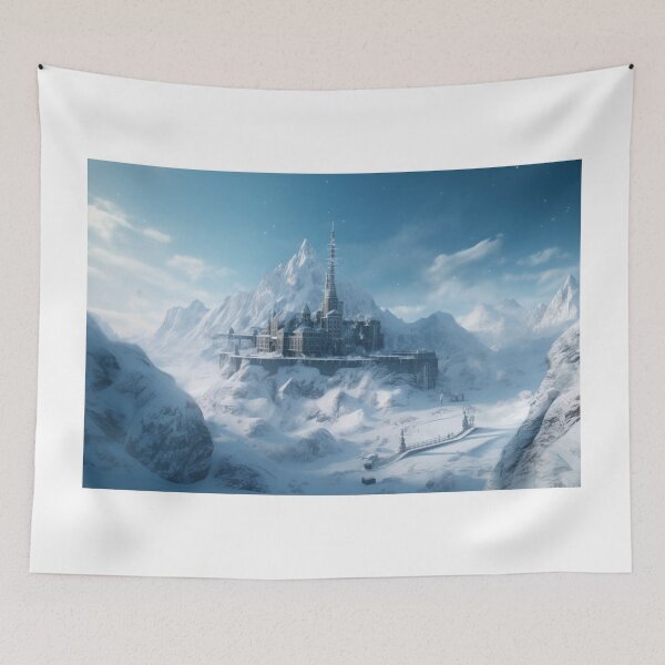 Item preview, Destination Art Vacation Winter Resorts Landscape Home Decor Oil Painting A448-3 designed and sold by MPCFICTION.