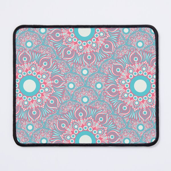 Item preview, Sunset on Sea Anemone Polka Dot Mandala Scallop designed and sold by Triplicate Limited.
