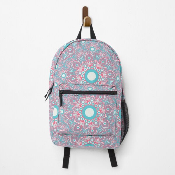 Item preview, Sunset on Sea Anemone Polka Dot Mandala Scallop designed and sold by Triplicate Limited.