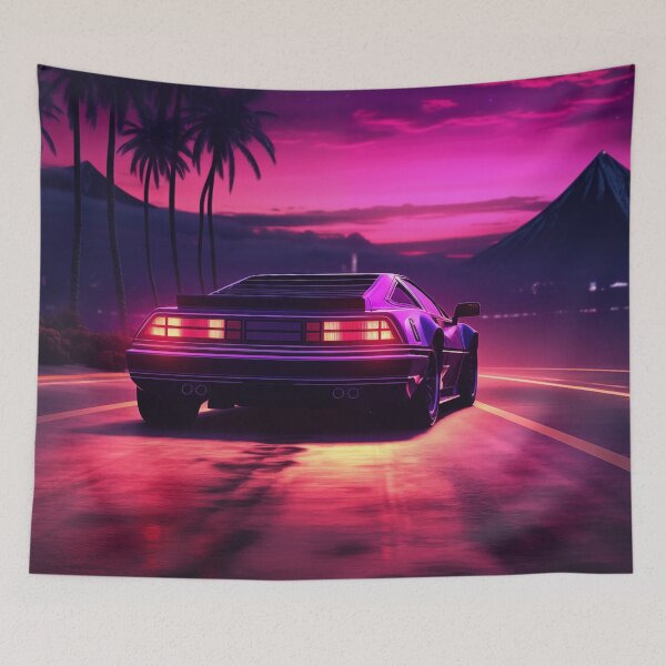 Item preview, Copy of Tropical Synthwave Mirage: Sunset Serenity designed and sold by Mullet Monkey.