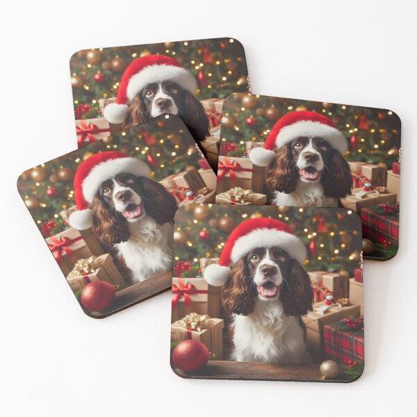 Item preview, Springer Spaniel Christmas designed and sold by fatbanana.