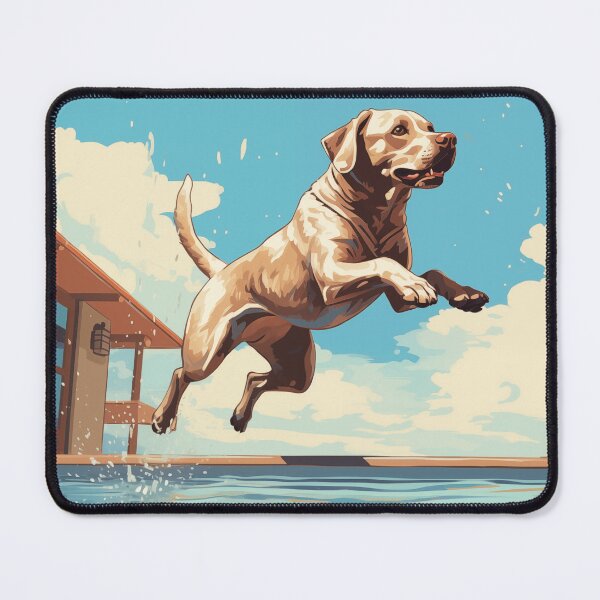 Item preview, Labrador Retriever Retro Illustration designed and sold by Samuelsboro.