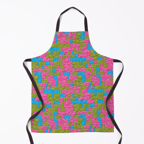 Item preview, 3D Pink Yellow and Blue Brick Texture designed and sold by TheRulerofEarth.