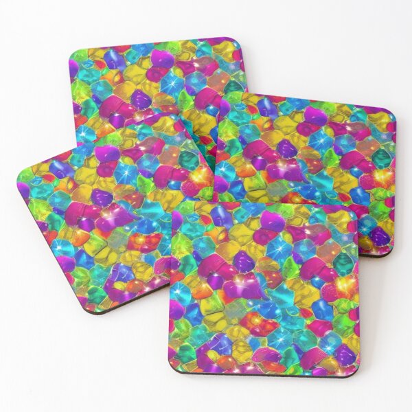 Item preview, Abstract Colorful Christmas Jewels designed and sold by calibrit.