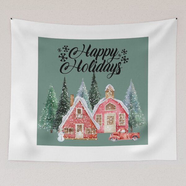 Item preview, Happy Holidays Christmas Village! designed and sold by TidyKitchenInc.