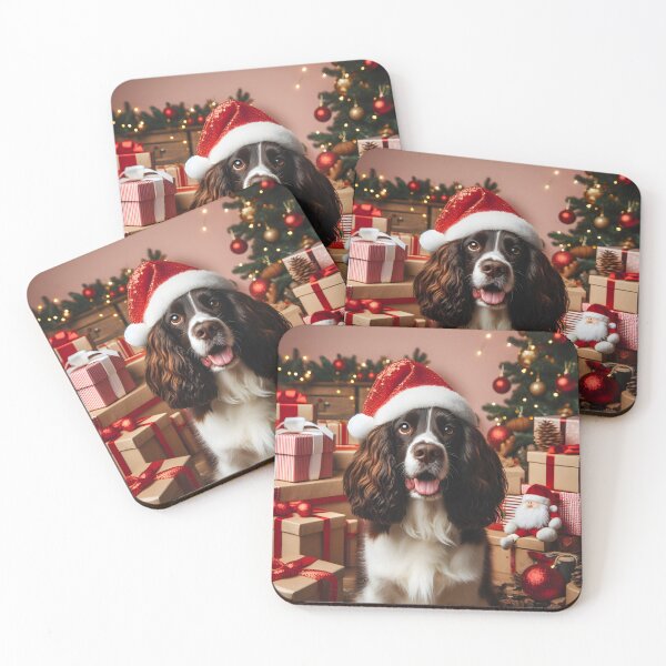 Item preview, Spaniel Christmas designed and sold by fatbanana.