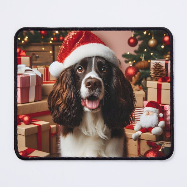 Item preview, Spaniel Christmas designed and sold by fatbanana.