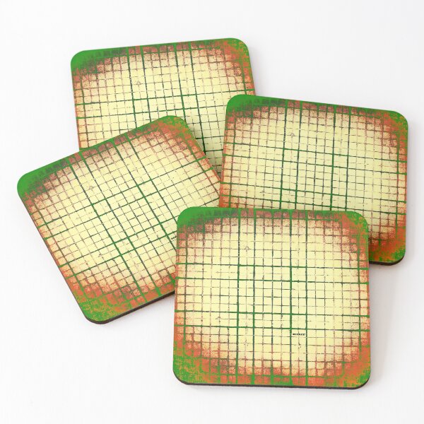 Item preview, geometric abstraction on green by dePace' designed and sold by mrpropcake.