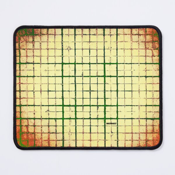 Item preview, geometric abstraction on green by dePace' designed and sold by mrpropcake.