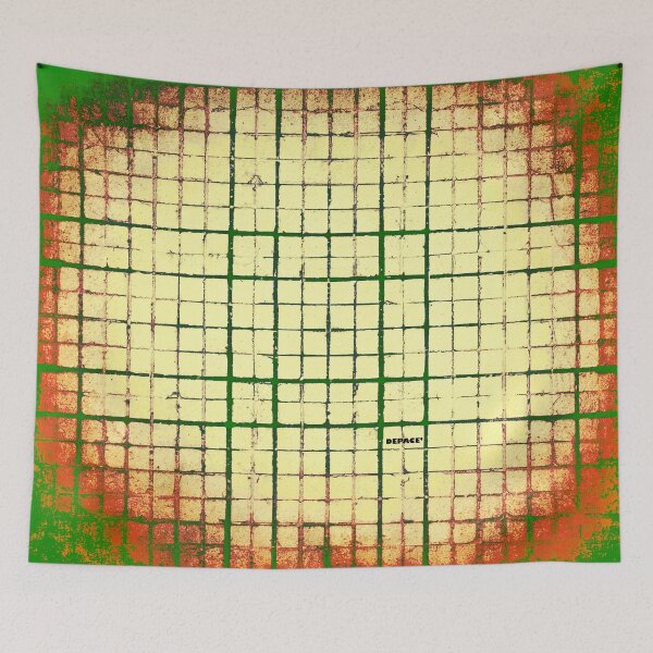 Item preview, geometric abstraction on green by dePace' designed and sold by mrpropcake.