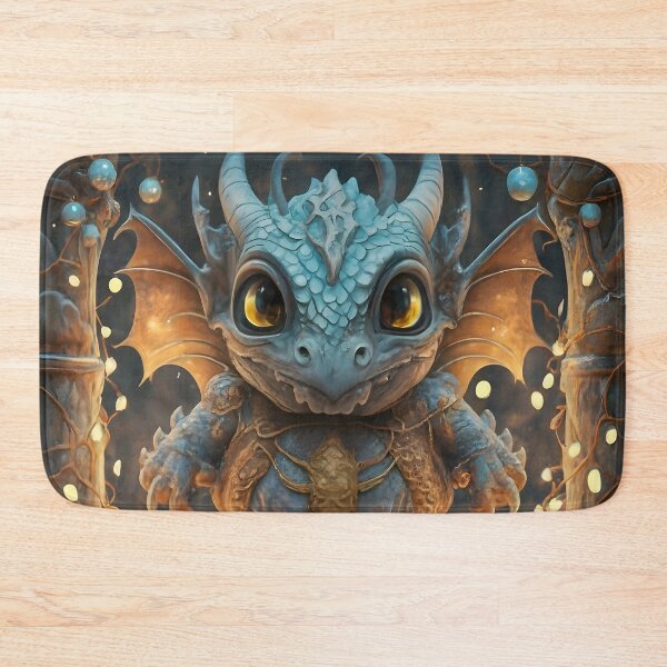Item preview, Christmas Lights And Chibi Gargoyle Dragon  designed and sold by DragonRealms.
