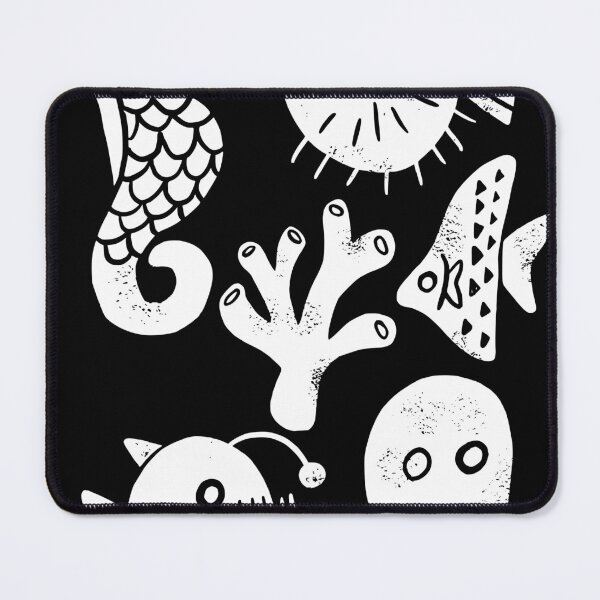 Item preview, Ocean Creatures Linocut Style designed and sold by S-and-W-4ever.