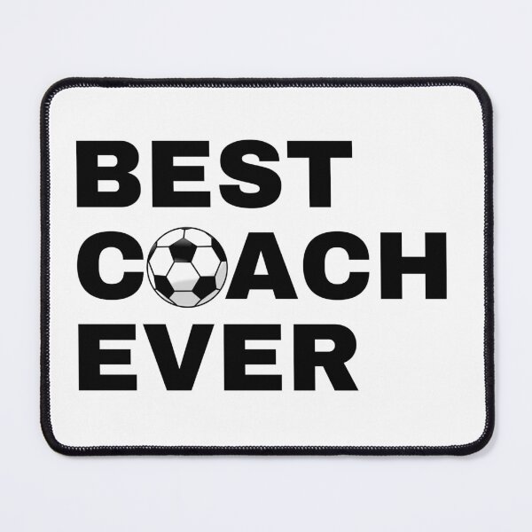 Item preview, Best Coach Ever Soccer (Football) - Black designed and sold by GymWearDepot.