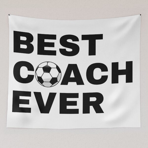 Item preview, Best Coach Ever Soccer (Football) - Black designed and sold by GymWearDepot.
