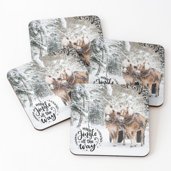 Item preview, Jingle All The Way Horses Sleighride! designed and sold by TidyKitchenInc.